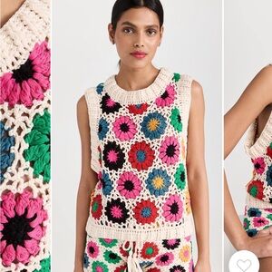 Farm Rio Crochet vest